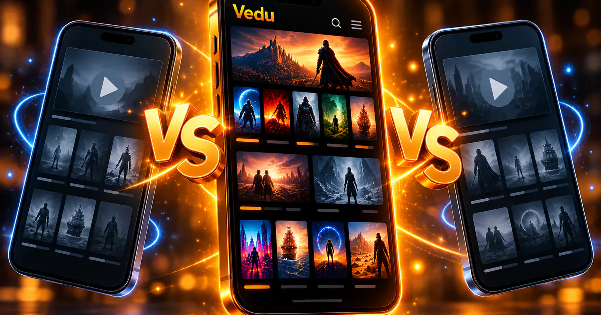 Vedu comparison with Pikashow and Youcine