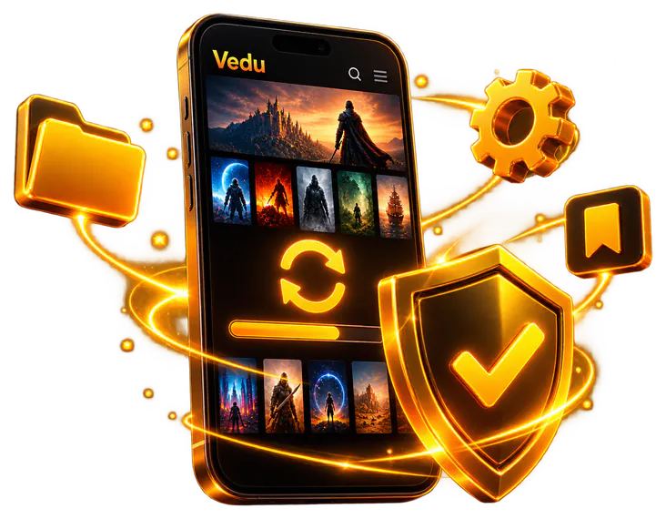 Update Vedu APK without losing app data